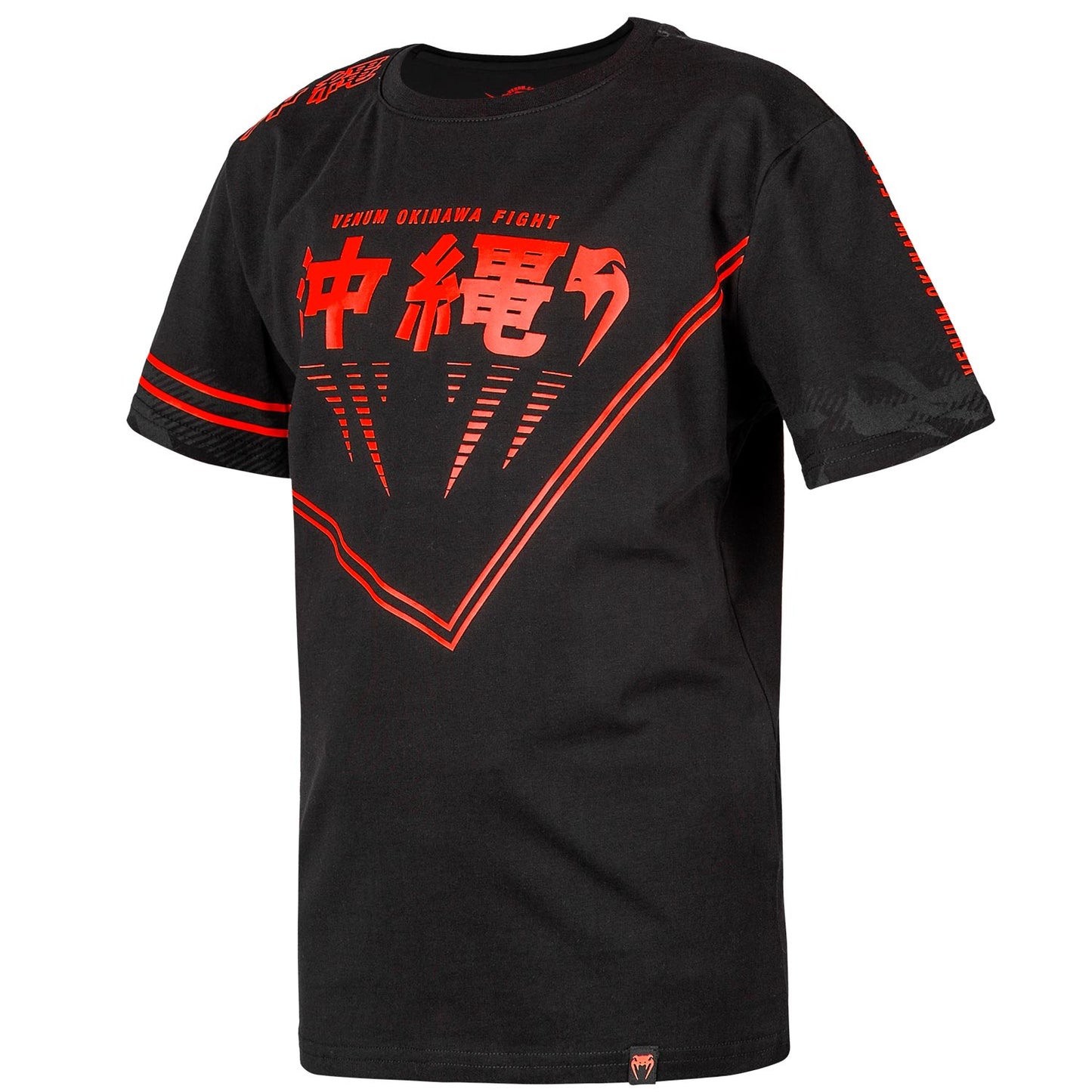 Venum Okinawa 2.0 Kids Kinder T-Shirt - Schwarz/Rot