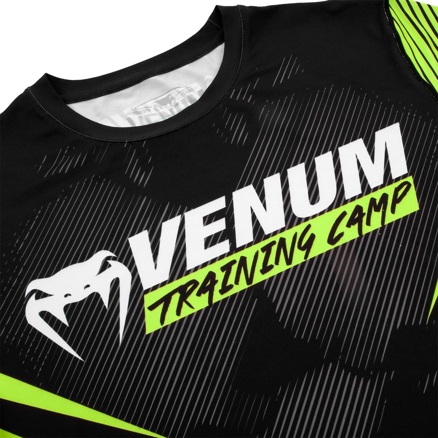 Dry Tech Venum Training Camp 2.0 T-shirt - Black/Fluorescent yellow - Exclusive