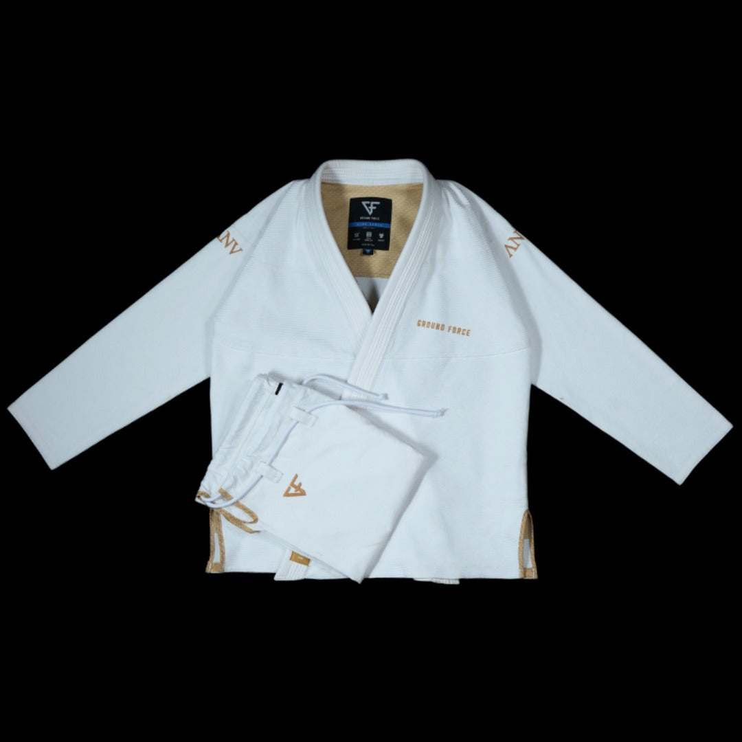 Ground Force Acta Non Verba Kimono JJB - Blanco
