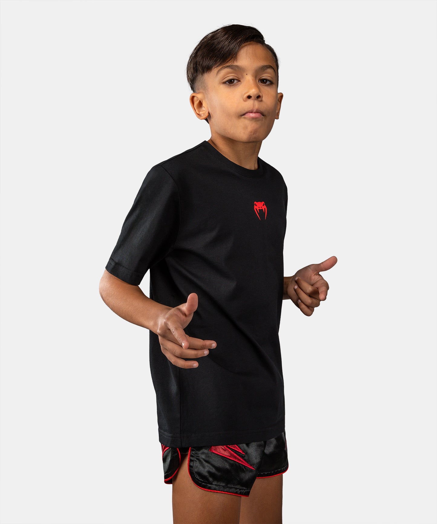Venum Attack Camiseta de Algodón para Niño - Negro/Rojo
