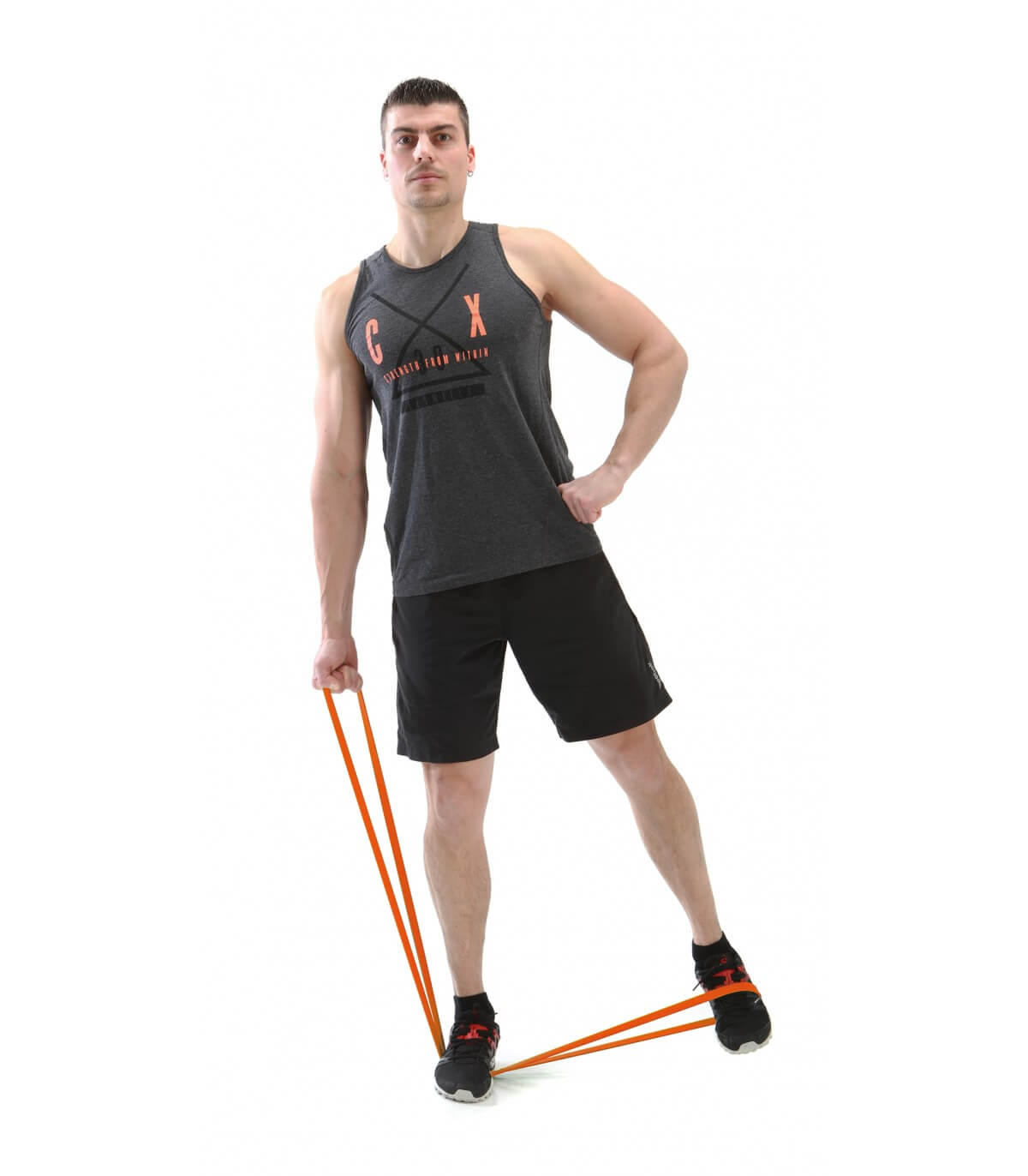 Power band Sveltus – 9/25 kg – Naranja