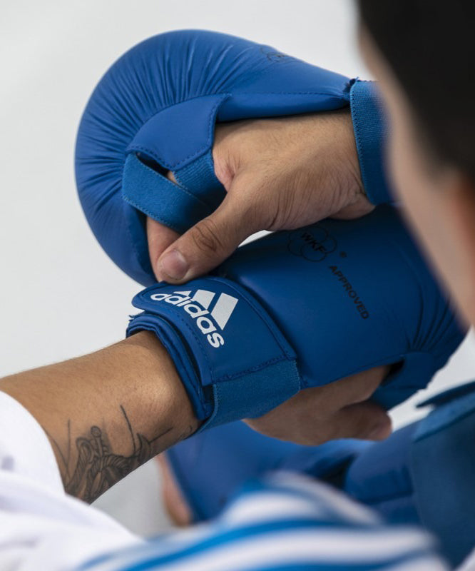 Mitaines Karaté WKF Sans Pouce Adidas - Rouge
