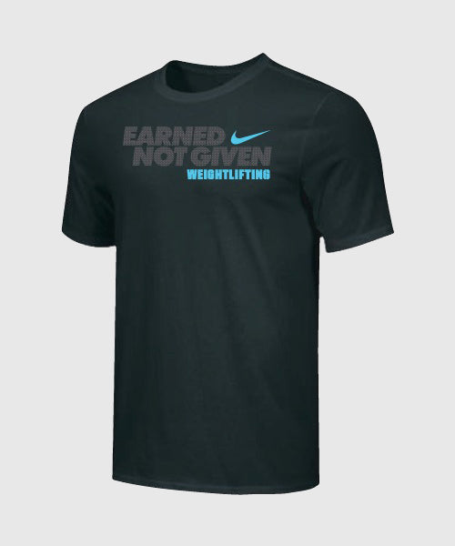 Nike Earned Not Given T-Shirt - Schwarz