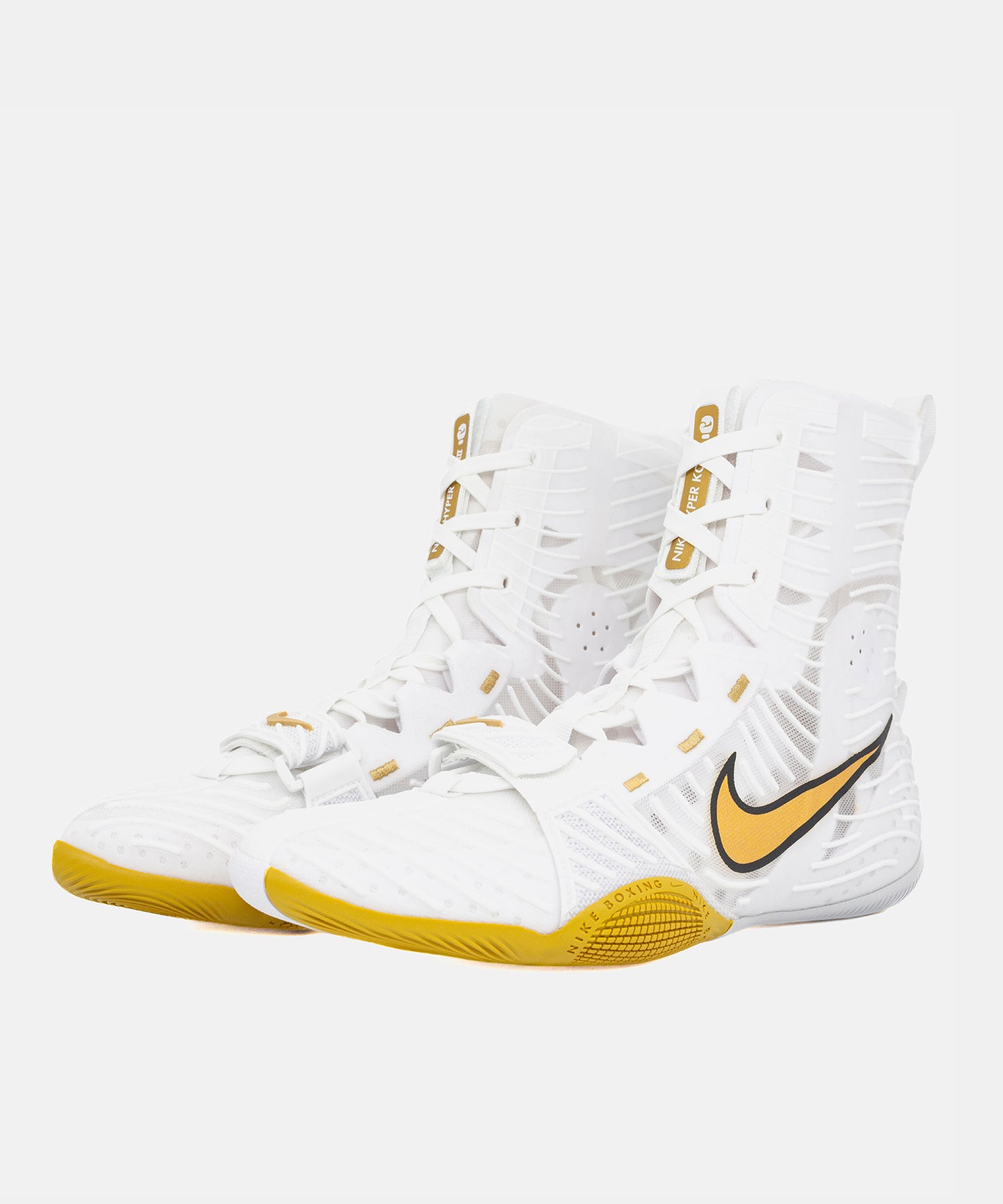 Nike Hyperko 3 Scarpe da Boxe - Bianco/Oro