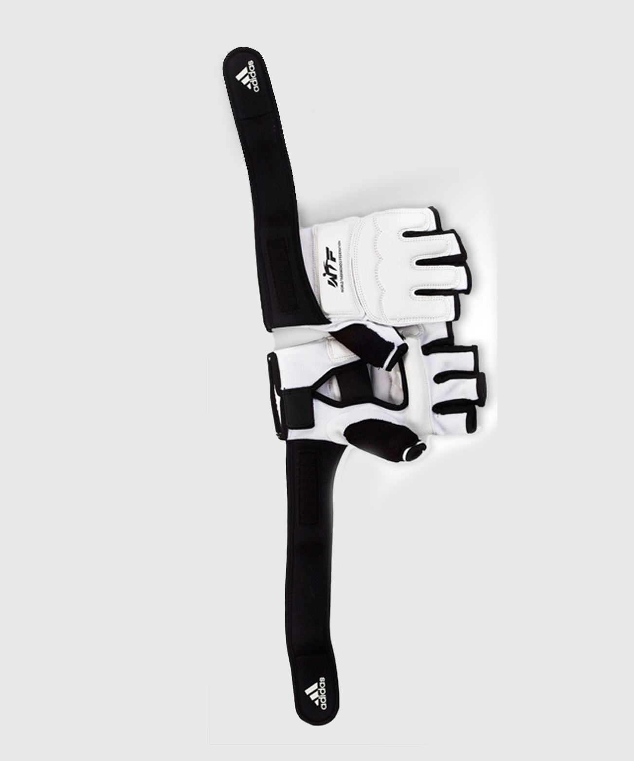 Adidas Taekwondo Trainings- und Wettkampfhandschuhe - Weiß/Schwarz