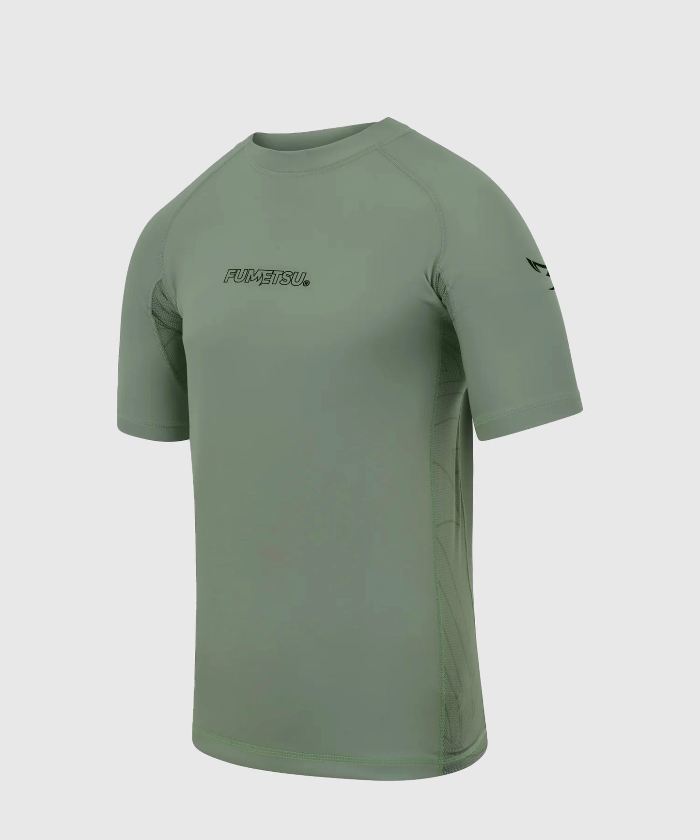 Fumetsu Icon Kurzarm-Rashguard - Oliv