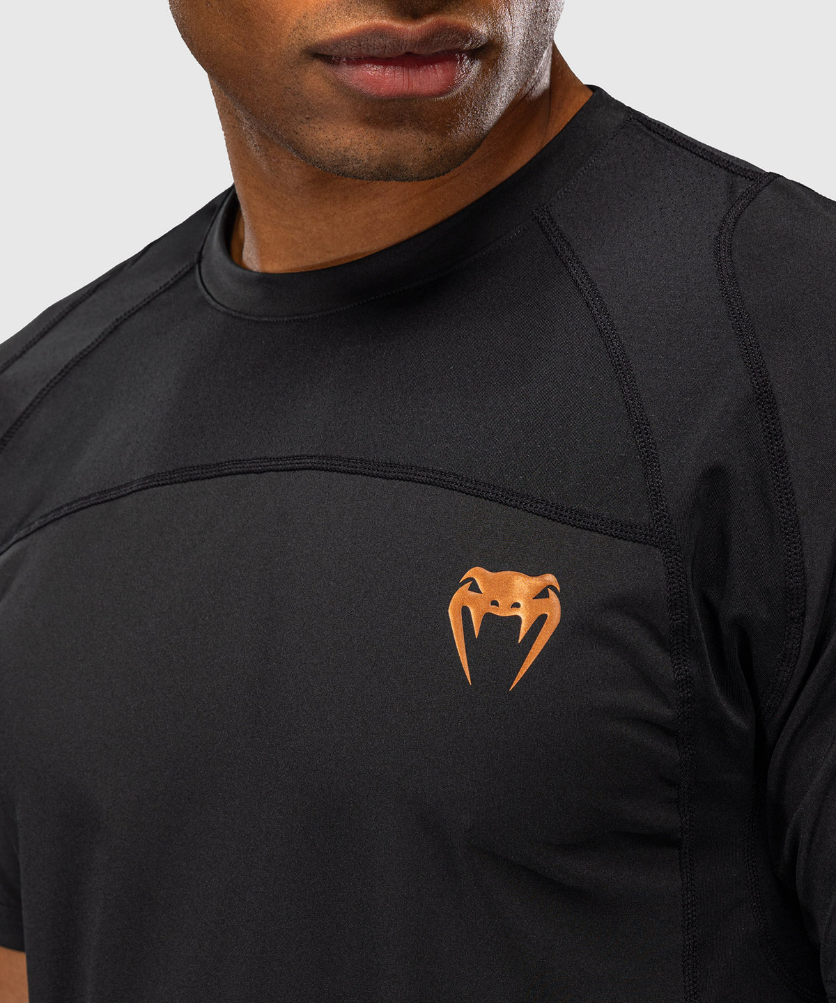 Venum G-Fit Revolution Dry-Tech-T-Shirt - Schwarz/Kupfer