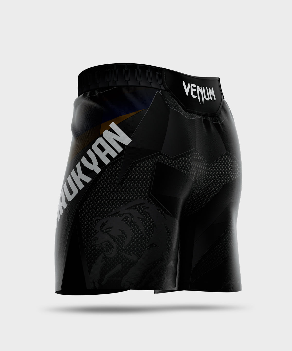 UFC Adrenaline Unrivaled by Venum Herren Fight-Shorts kurze Passform Arman Tsarukyan - Schwarz