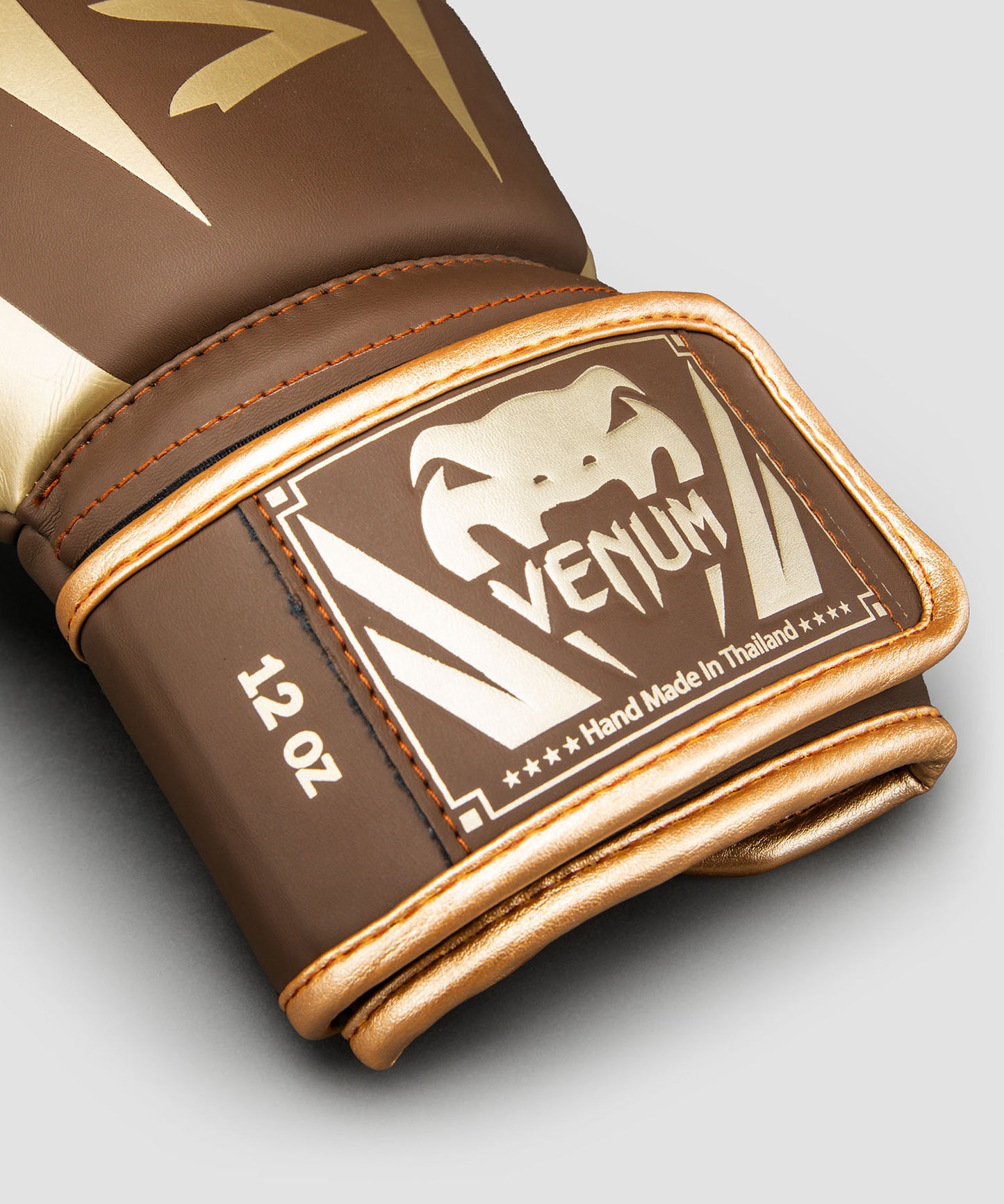 Gants de boxe Venum Elite - Marron foncé