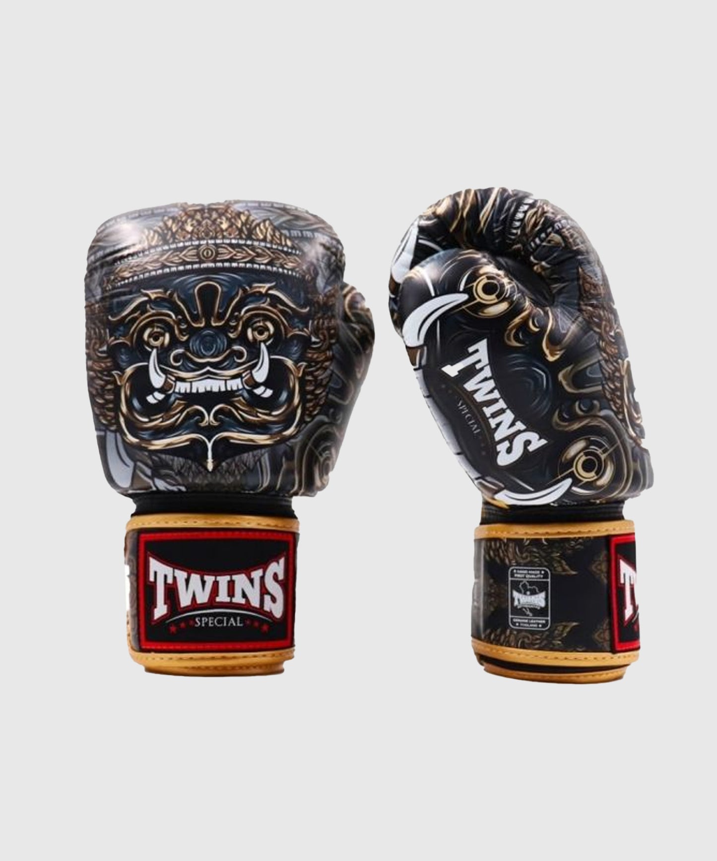 Twins FBGVL3 Yaktai Guantoni da Boxe - Nero/Oro