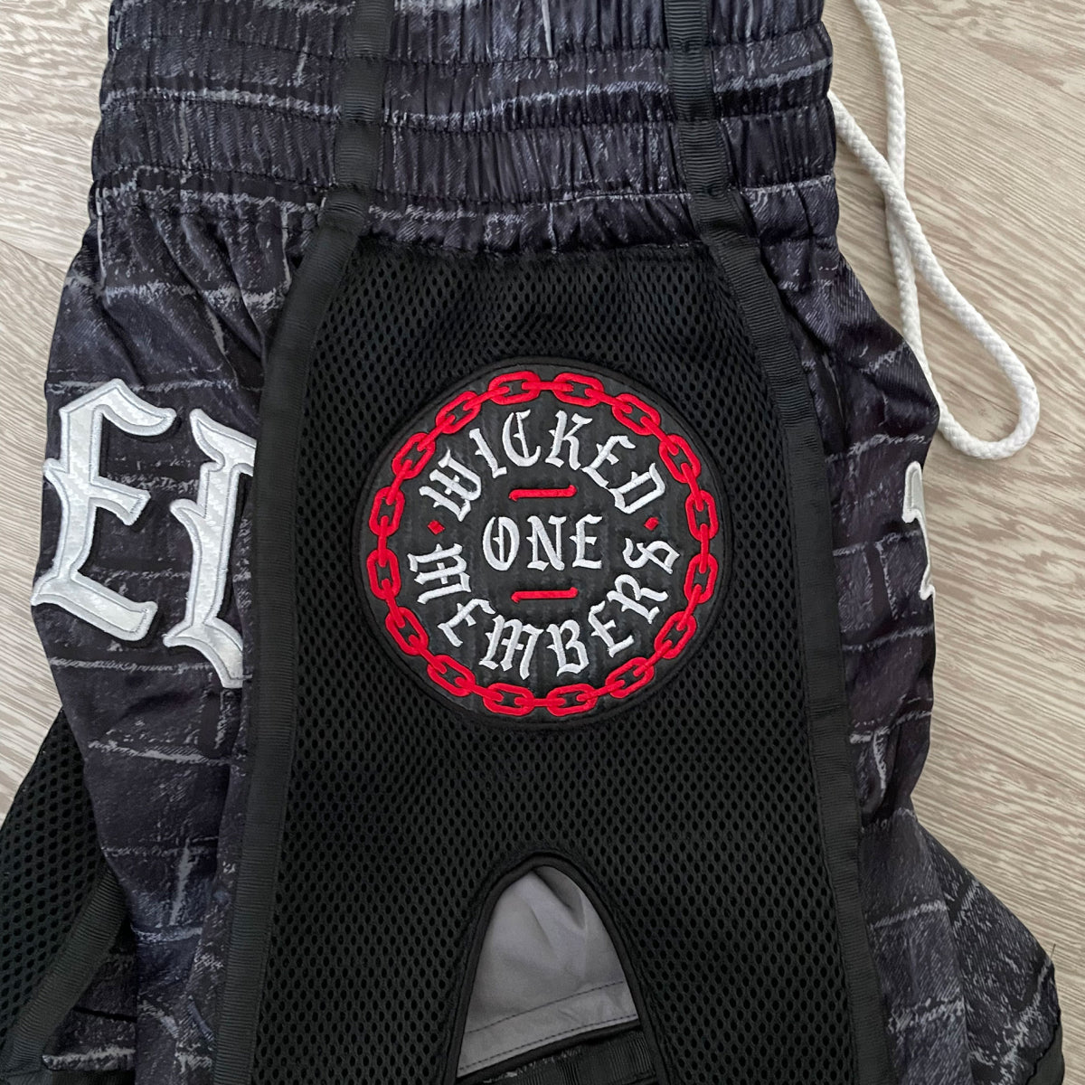 Wicked One BROTHERHOOD Pantalones de Muay Thai - Negro
