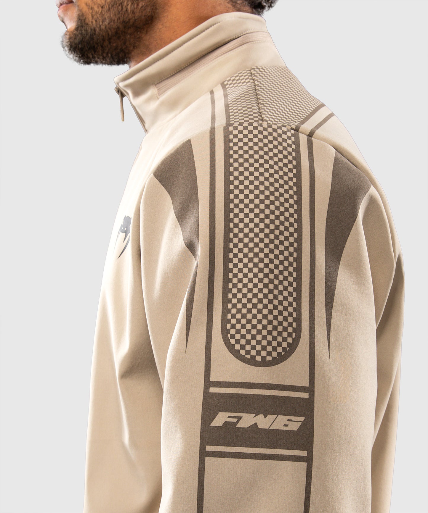 Venum UFC Unity by Venum Authentic Fight Week Men's Zip Hoodie - Sand