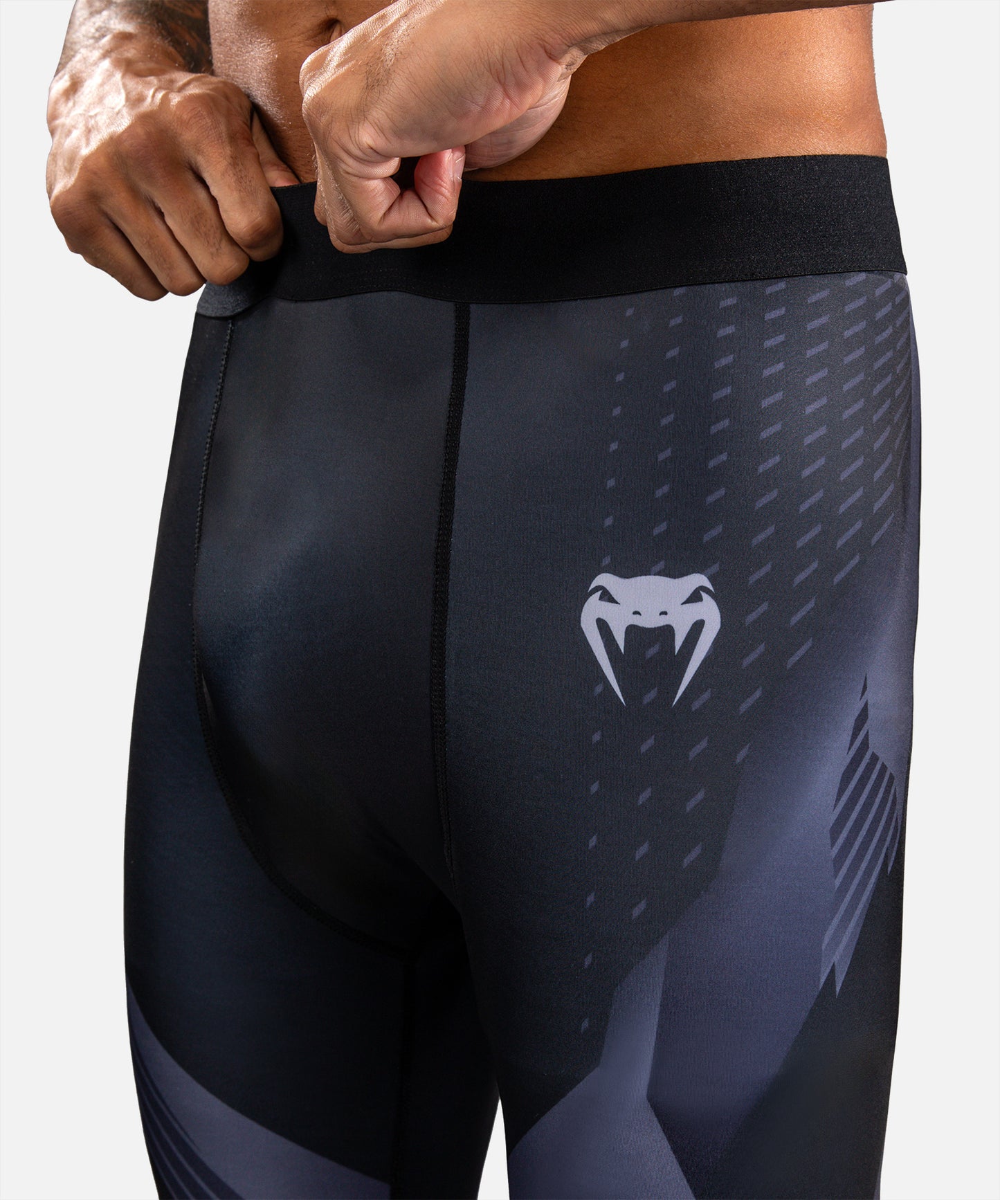 Venum No-Gi 6.0 Spats - Negro/Gris