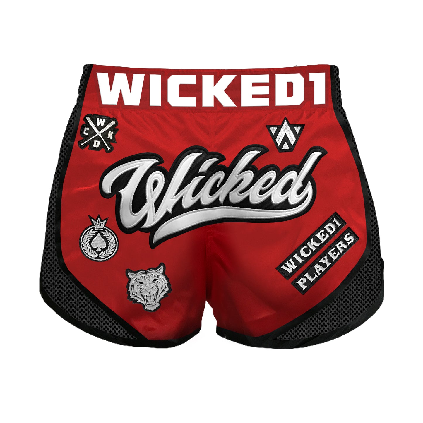 Short Muay Thaï Wicked One Squad – Rojo