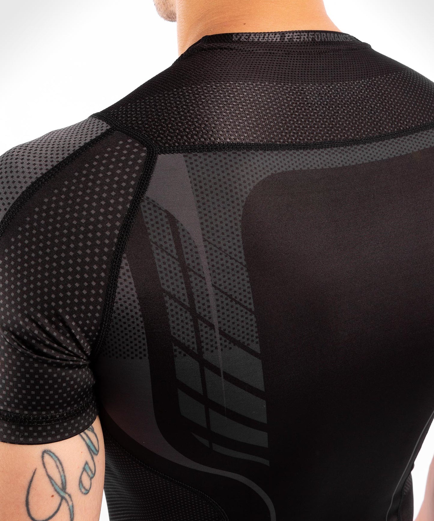 Venum Athletics Compression T-Shirt - Short Sleeve - Black/Gold