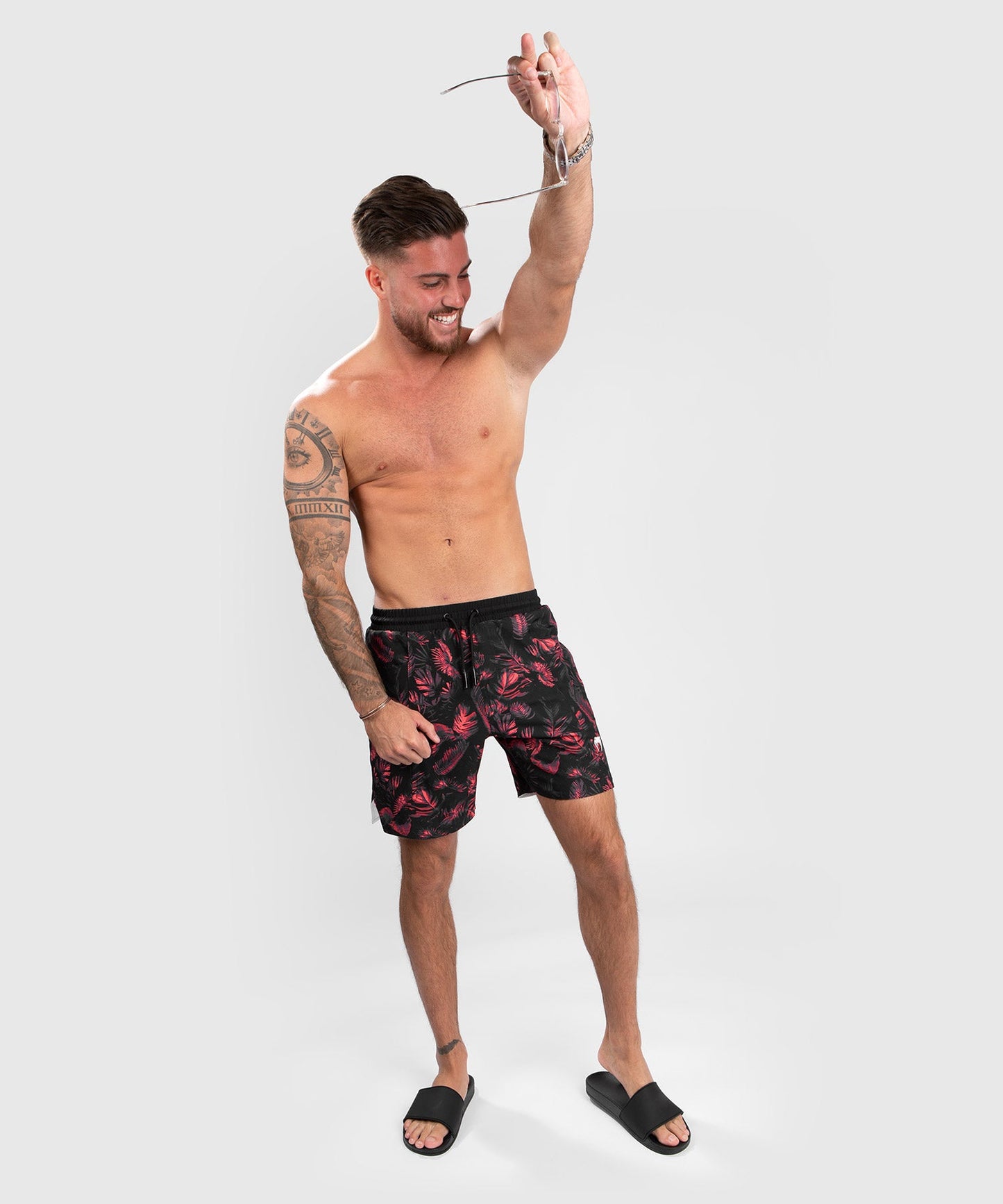 Venum Bali Jungle Badeshorts - Rot