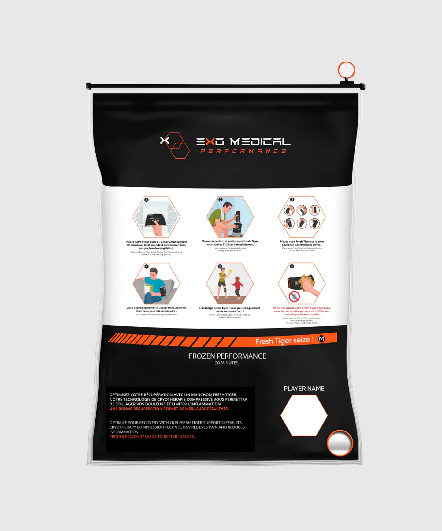 Fresh Tiger Kompressive Kryotherapie - Schwarz
