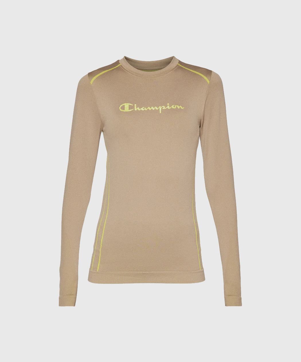 Champion Seamless Rundhals Top Damen - Beige