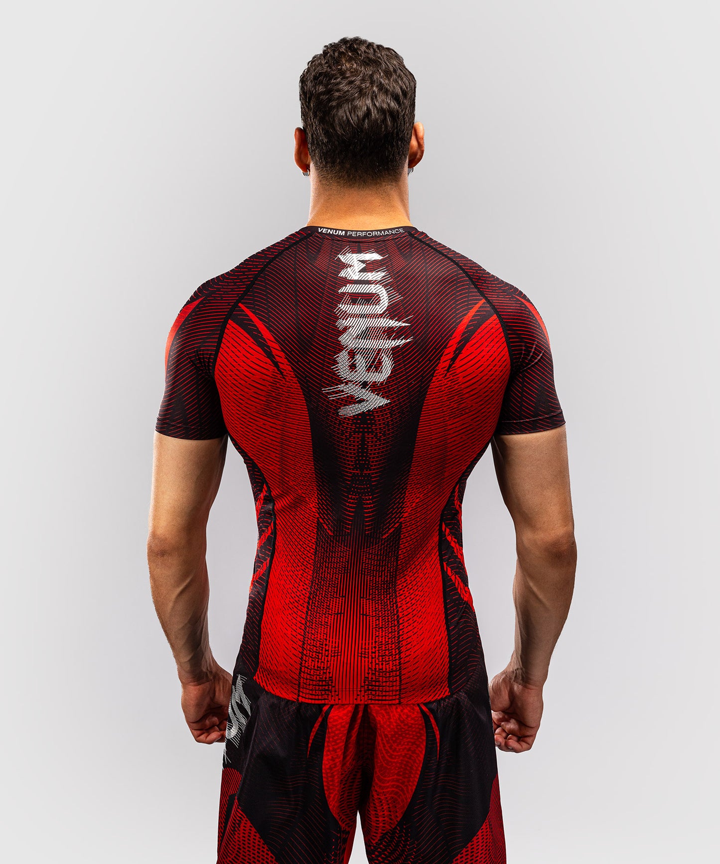Venum Galactic 3.0 Rashguard Manga Corta - Rojo/Plata