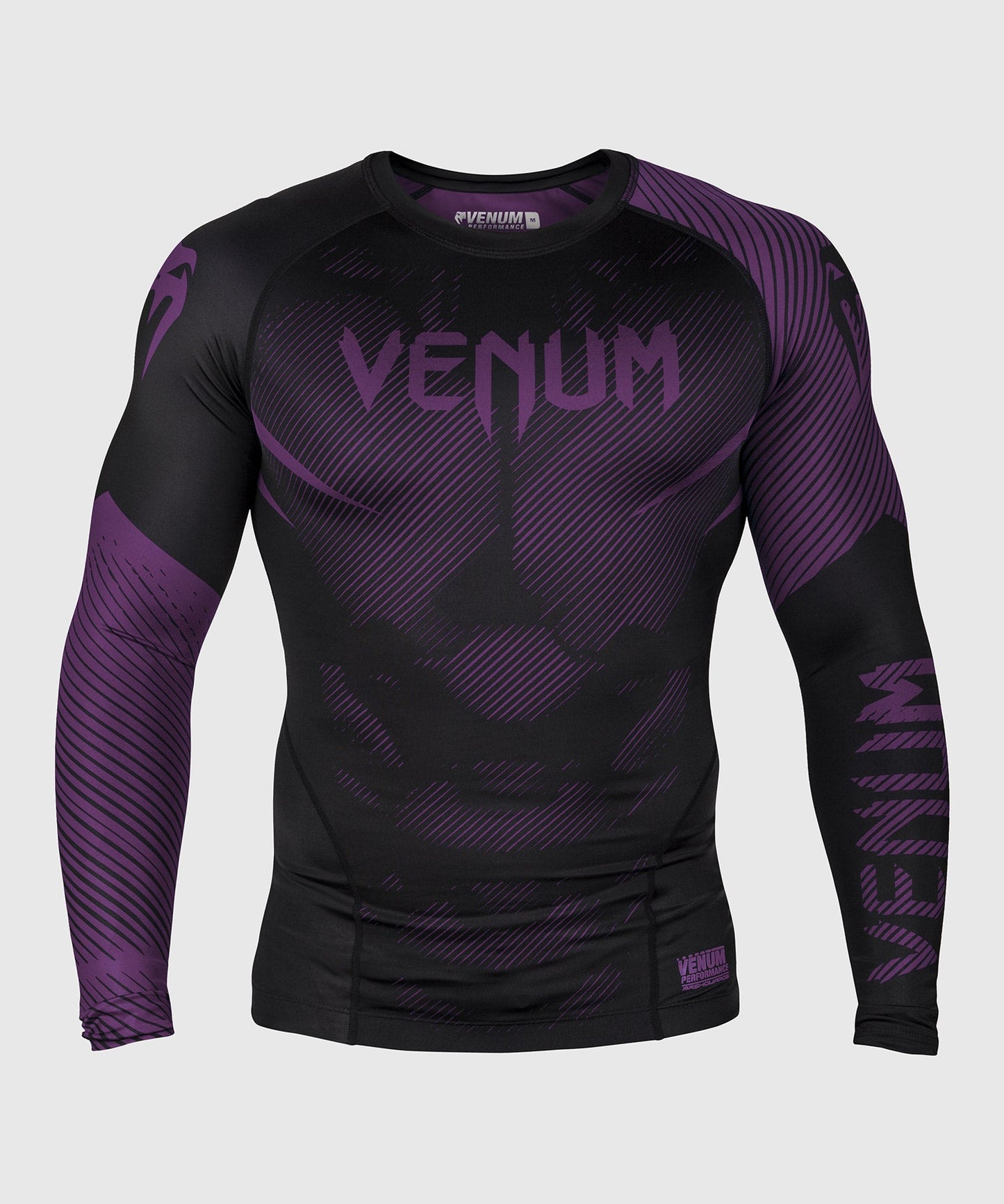 Rashguard Venum NoGi 2.0 - Manches Longues Approuvé IBJJF - Noir/Violet