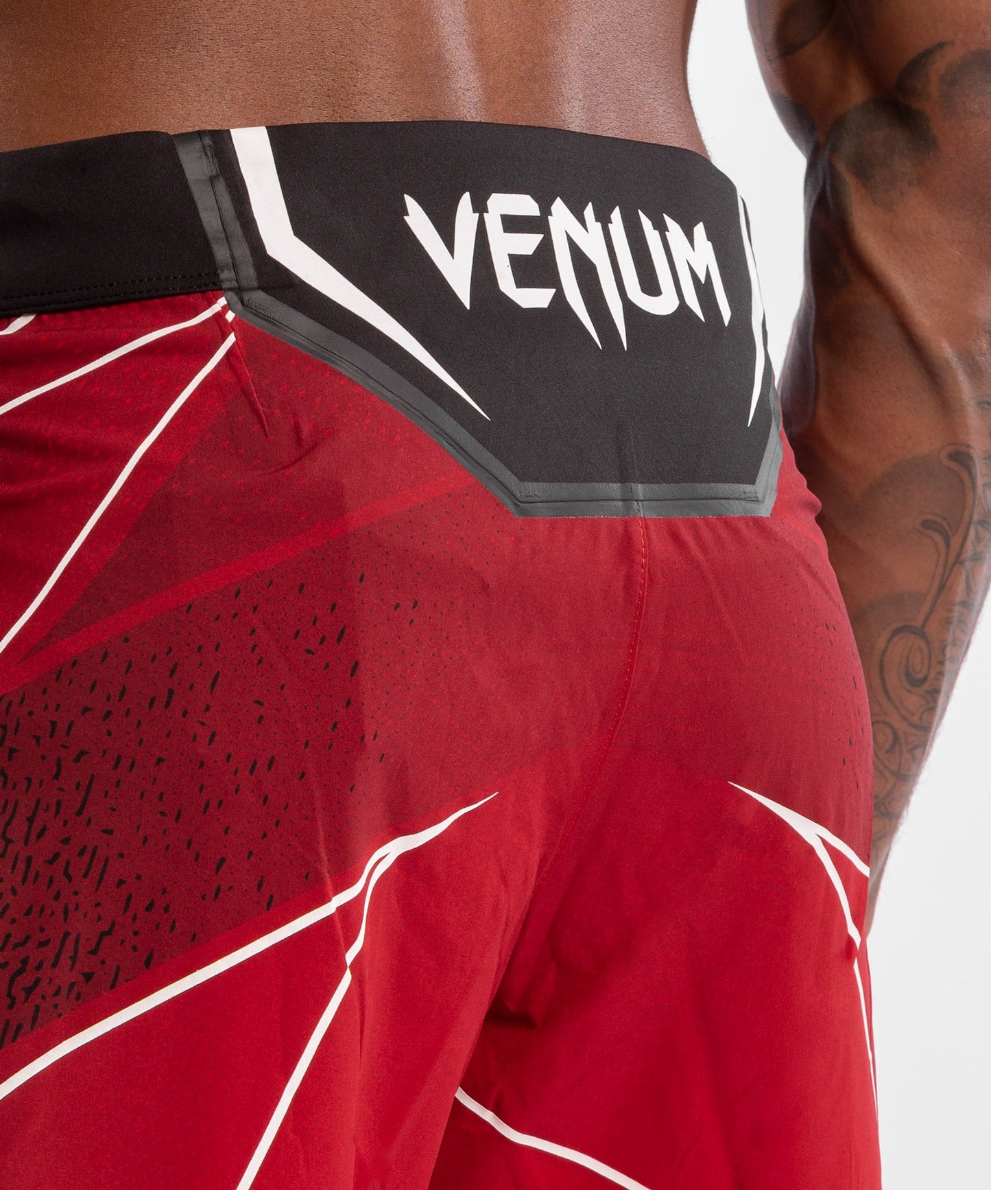 Men's UFC Fightshort Venum Authentic Fight Night - Long Cut - Red
