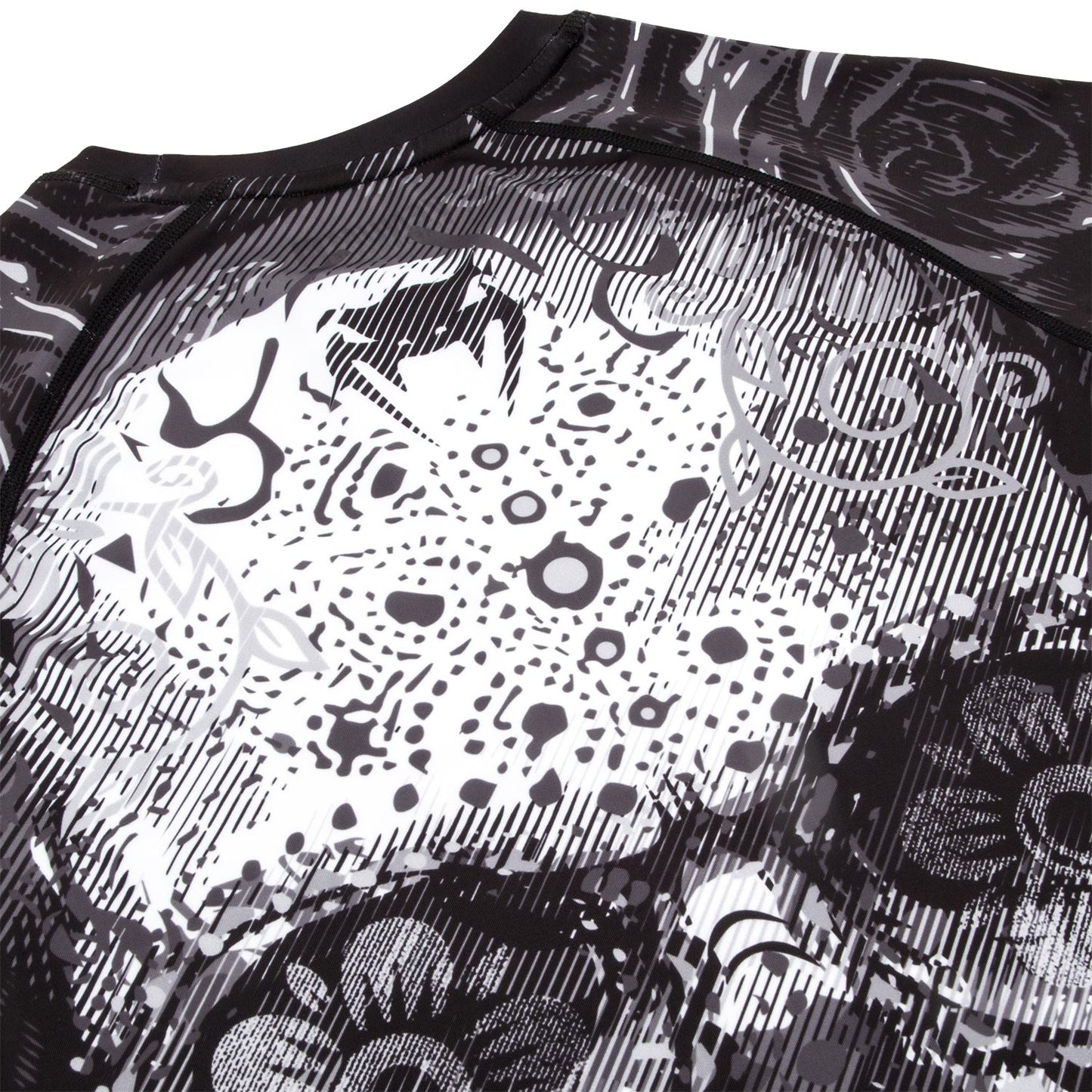 Venum Santa Muerte 3.0 Rashguard - Langarm - Schwarz/Weiß