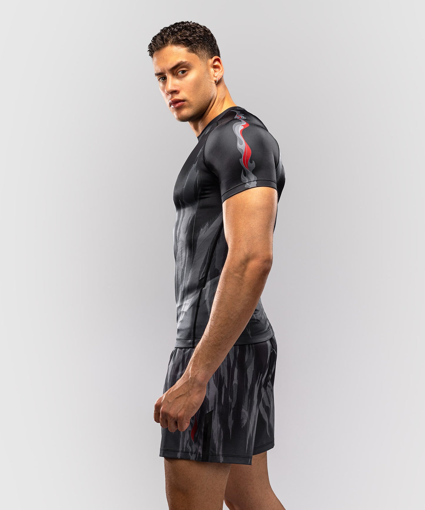 Venum Demon Rashguard de Manga Corta - Negro/Gris