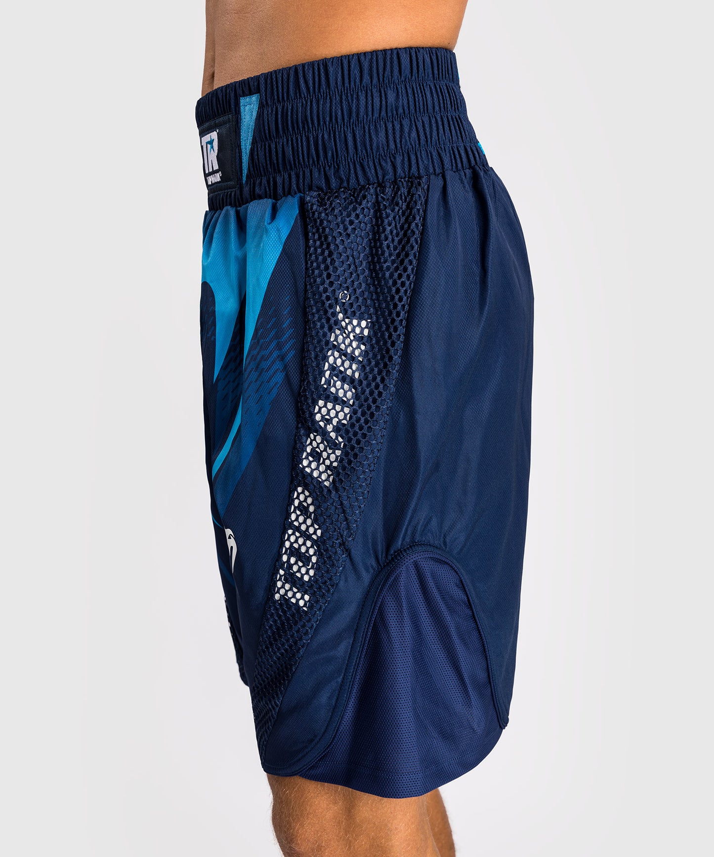 Short de Boxe Venum x Top Rank Original pour Hommes - Bleu Marine