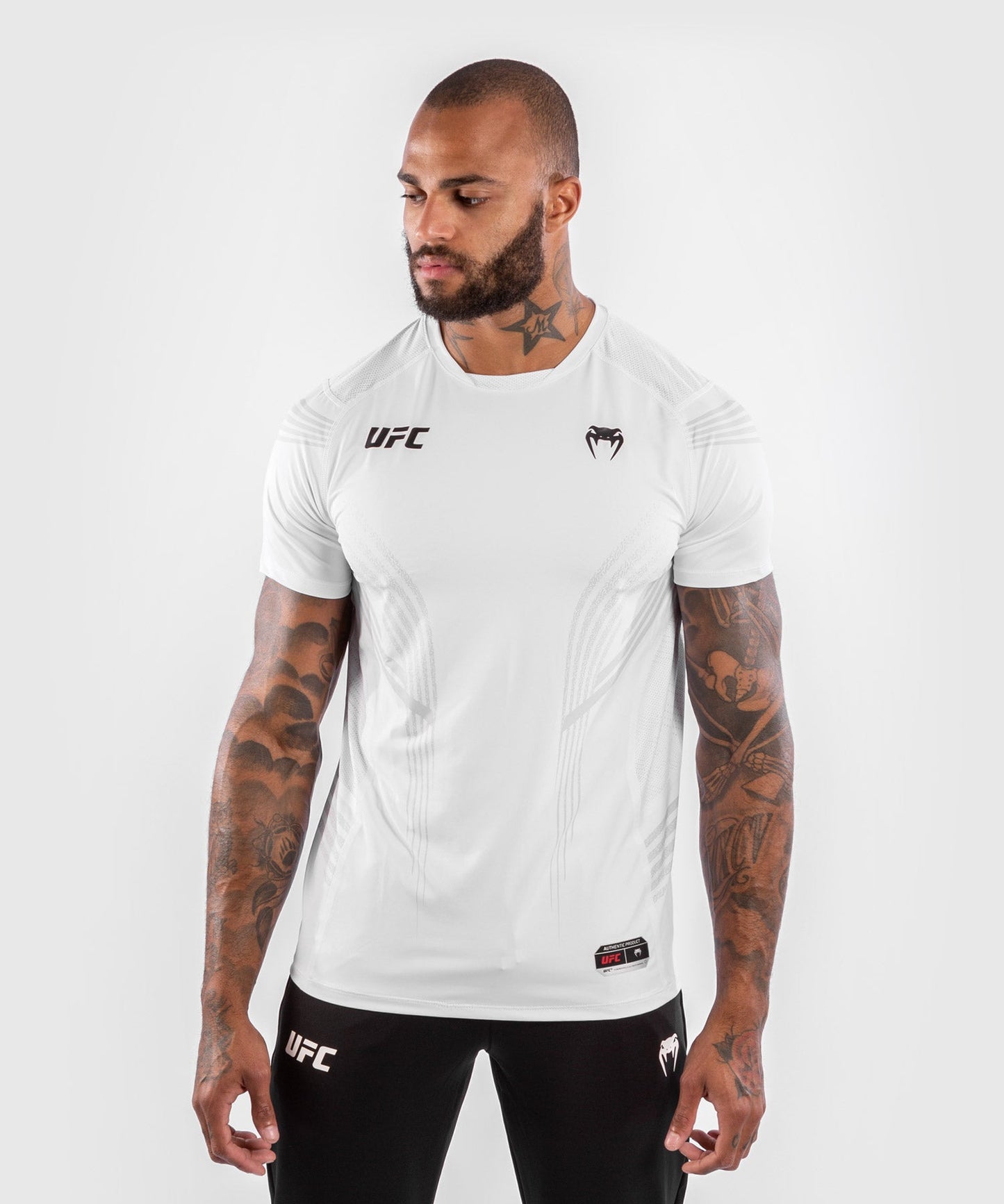Men's UFC Venum Authentic Fight Night Technical T-Shirt - White