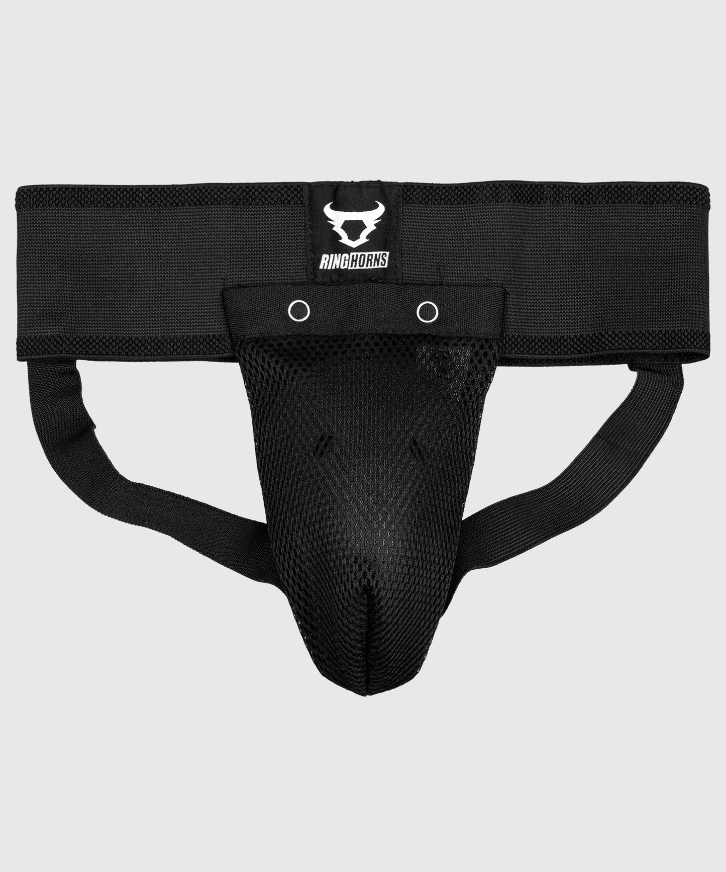 Ringhorns Charger by Venum Tiefschutz und Suspensorium – Schwarz