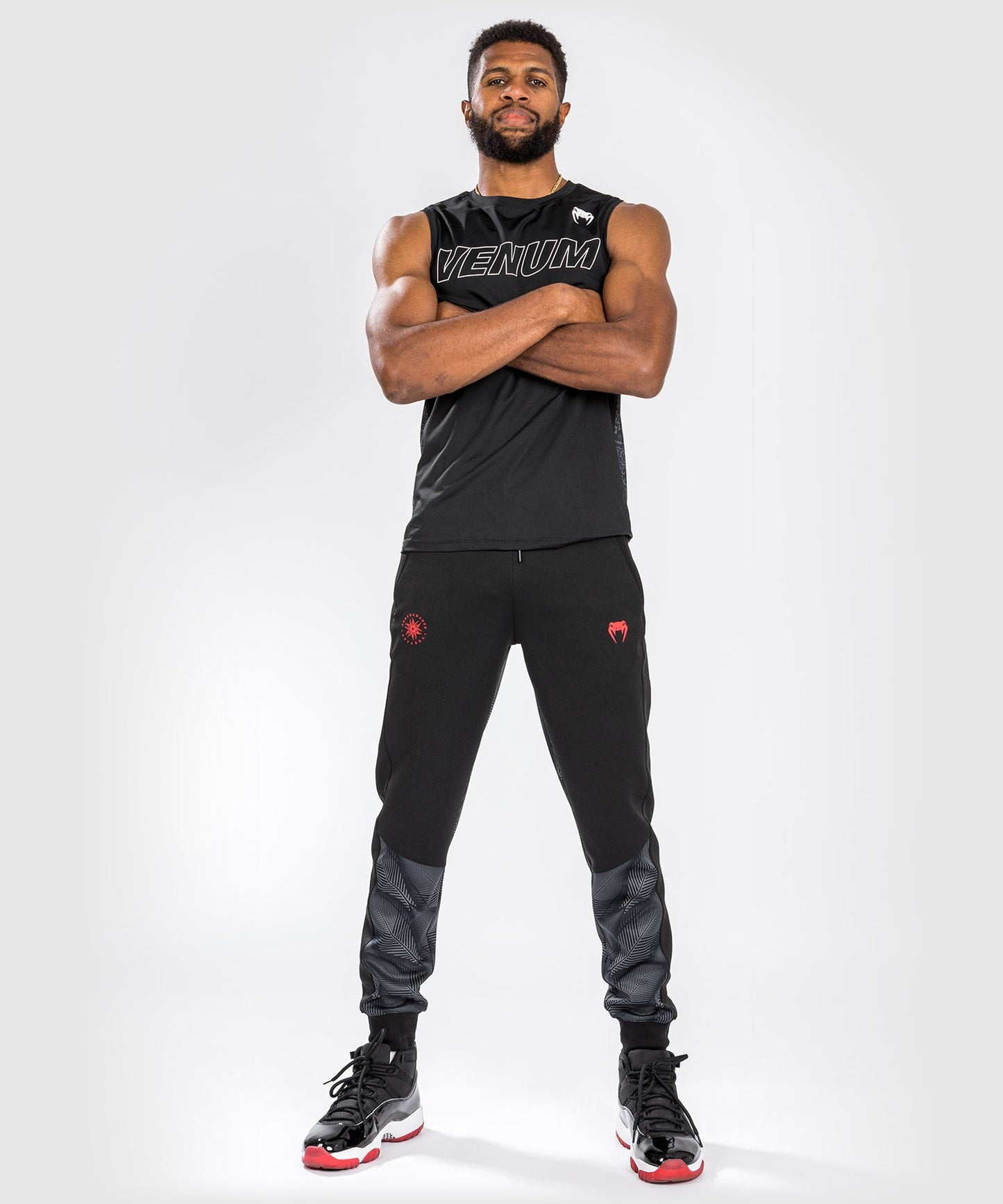 Pantalon de Jogging Venum Phantom - Noir/Rouge