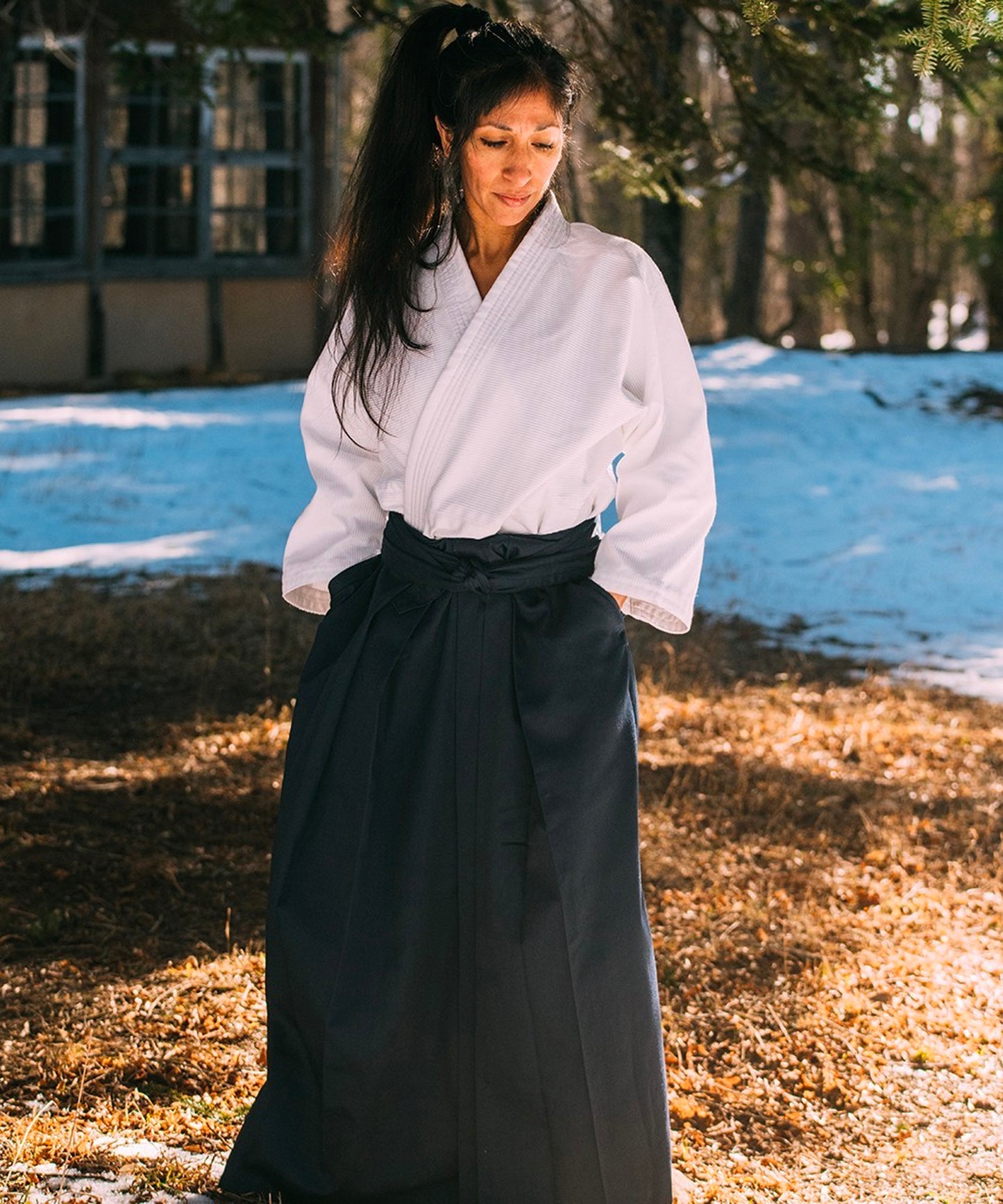 FUJIMAE Training Hakama – Nero