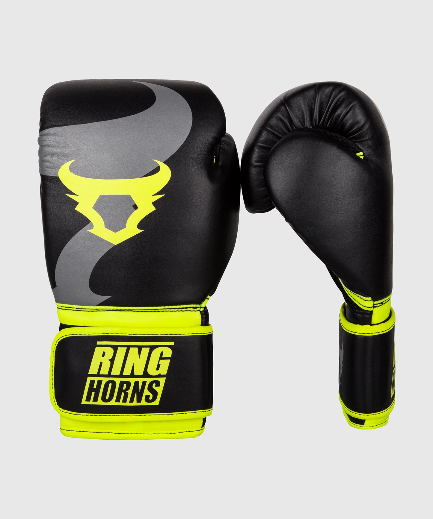 Ringhorns Charger Boxhandschuhe - Schwarz/fluo gelb