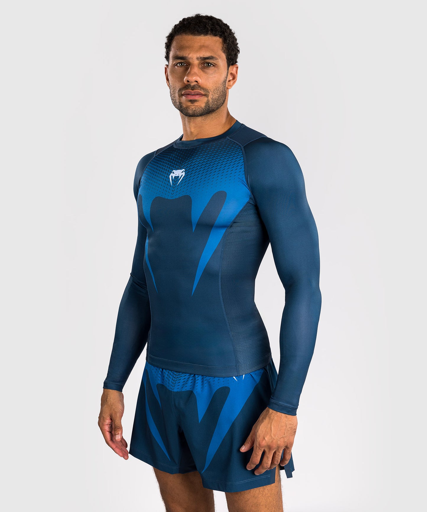 Venum No Gi Rashguards - Indigo