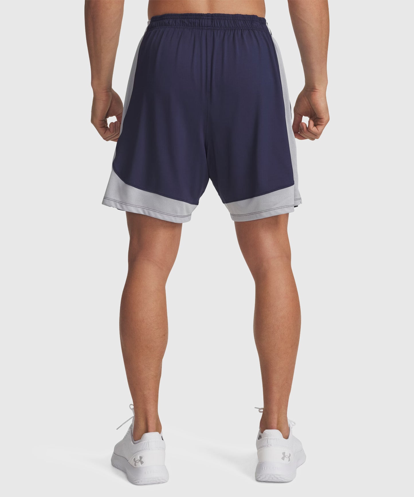 Under Armour 2-in-1 Tech Vent Fight Shorts - Navy/Grey