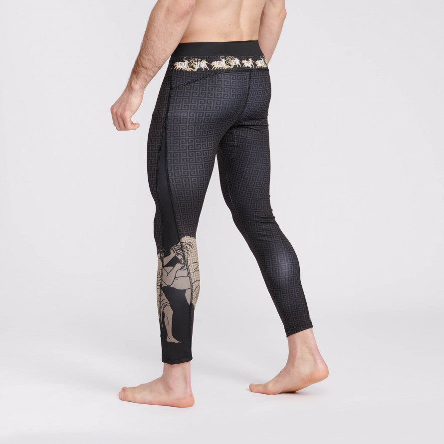 Leone Eracle Kompressionshose - Schwarz/Grau