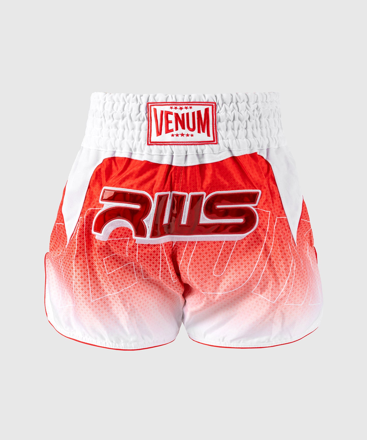 Short de Muay Thai Venum x RWS 2.0 – Blanc/Rouge