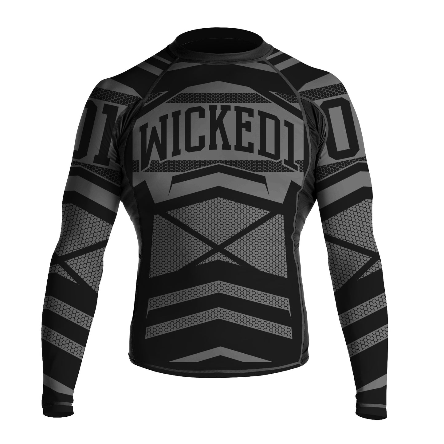 Wicked One Stern Rashguard - Schwarz