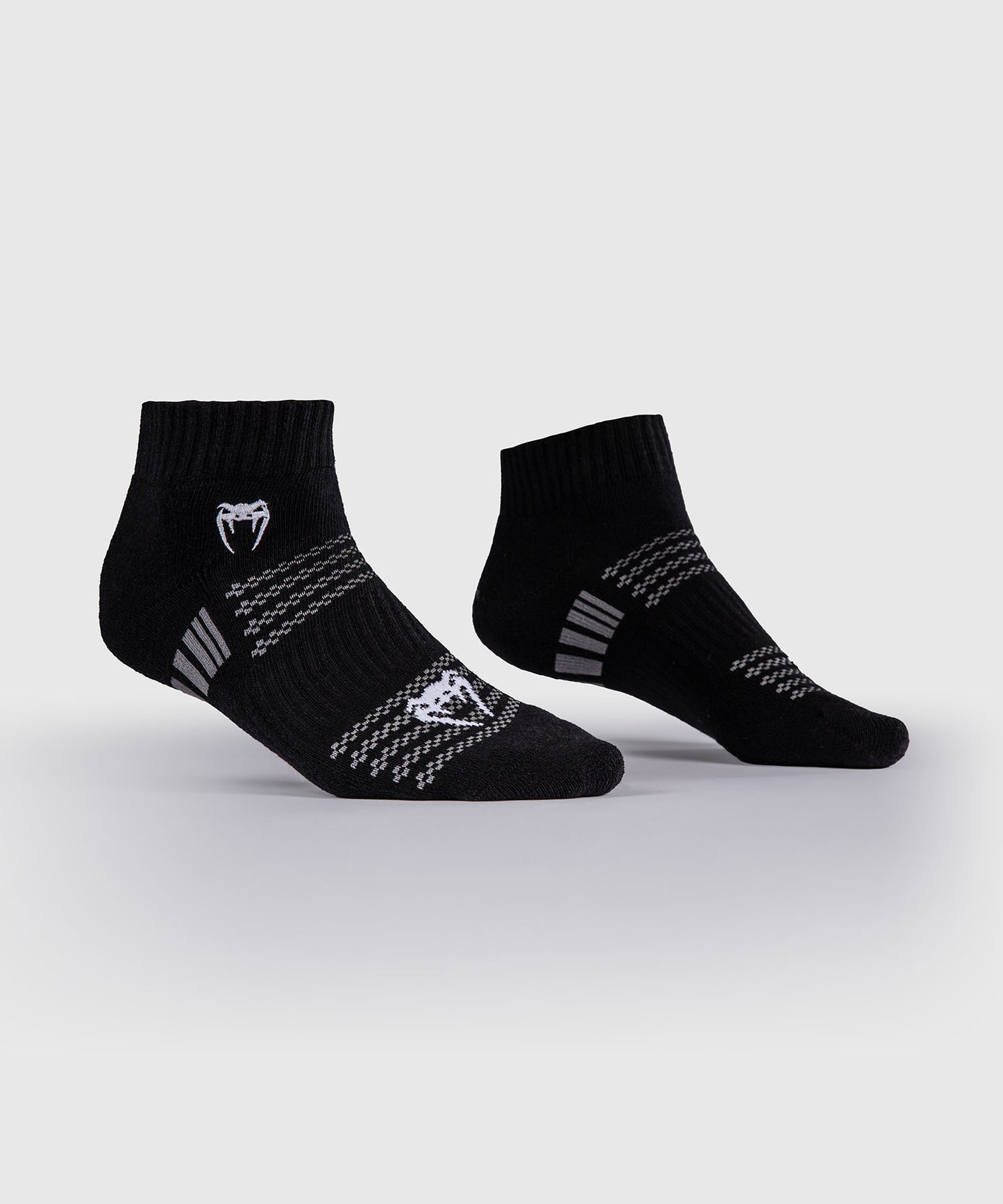 Pack de 3 Paires de Chaussettes Courtes Venum Vector  - Noir/Gris