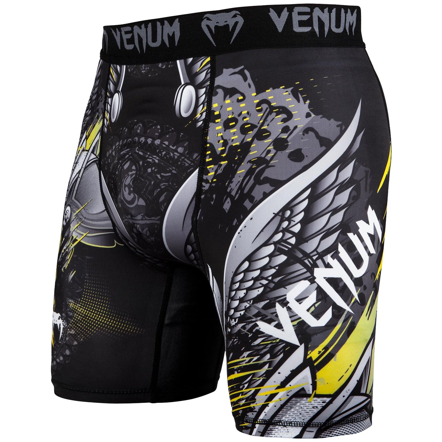 Venum Viking 2.0 Kompressionsshorts - Schwarz/Gelb