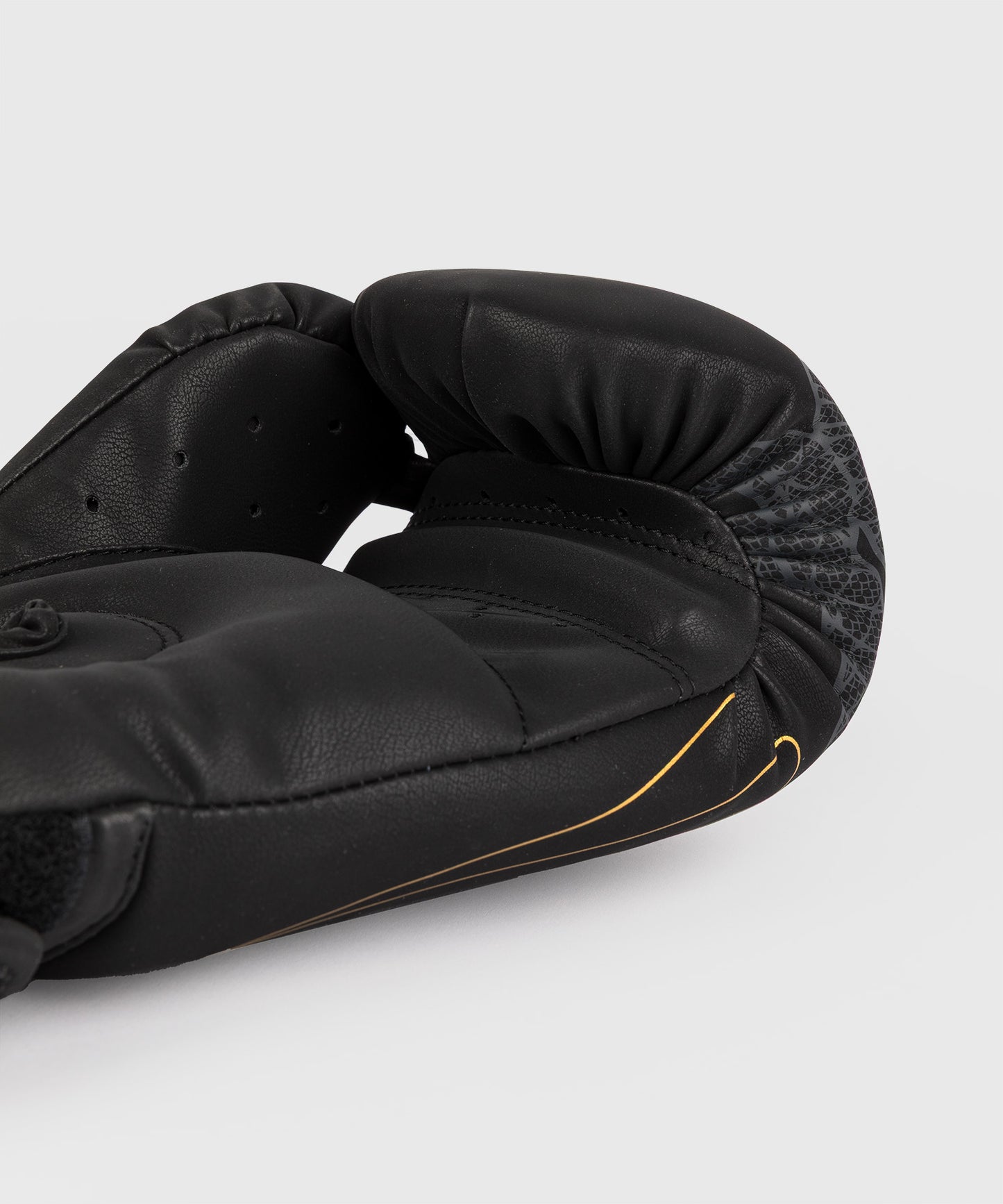 Venum Serpenti Boxing Gloves - Black/Silver/Gold