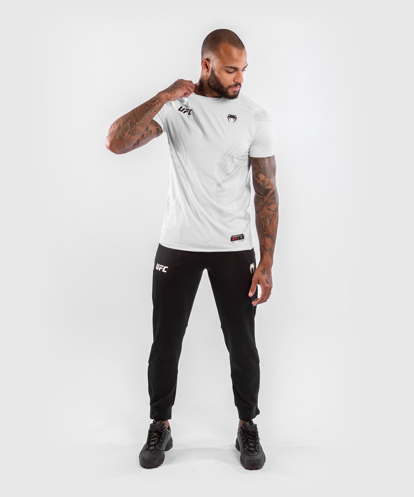 Men's UFC Venum Authentic Fight Night Technical T-Shirt - White