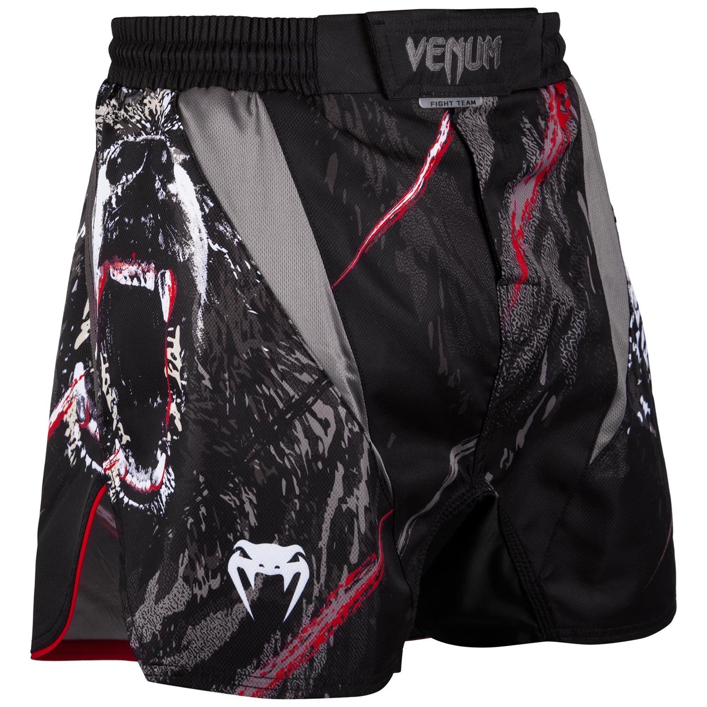 Venum Grizzli Short Fightshort - Schwarz/Weiß