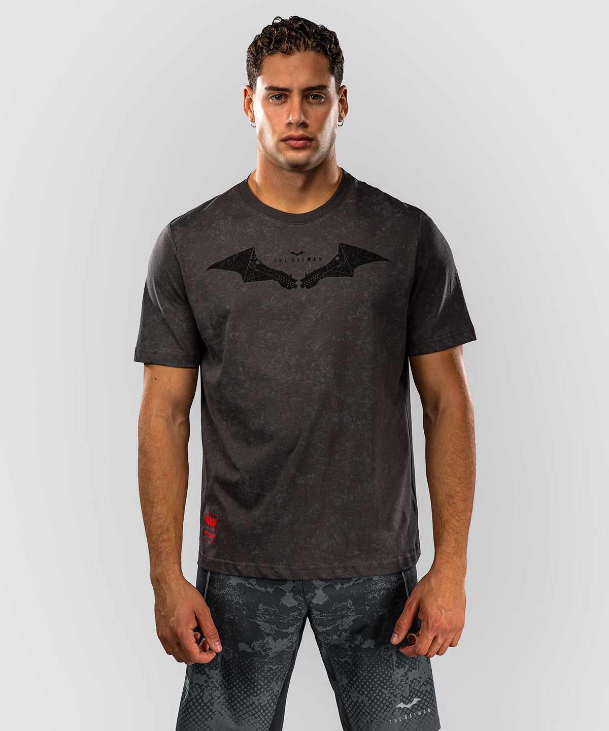 Venum x Batman Camiseta de algodón - Gris/Negro/Rojo