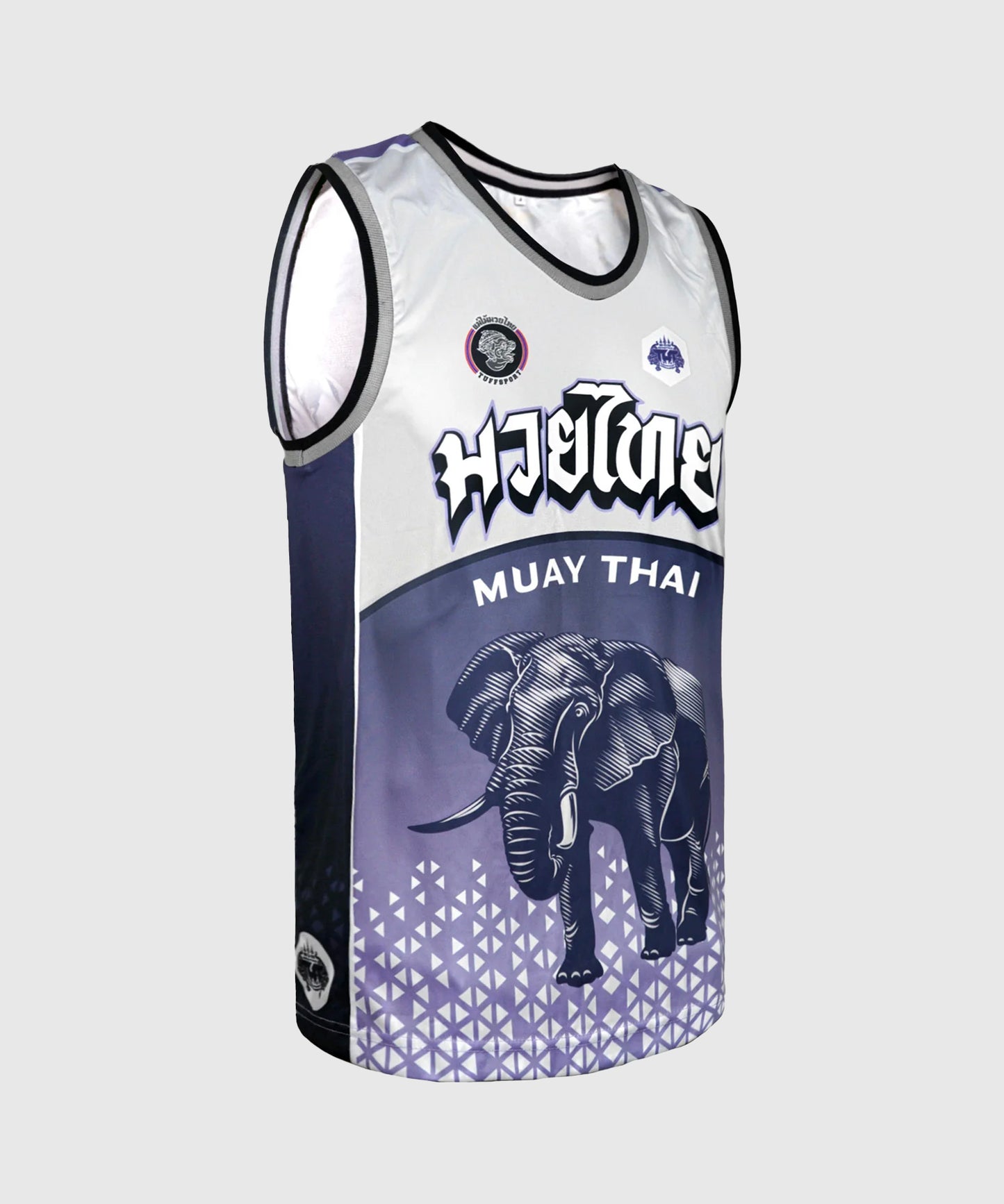 Tuff Top War Elephant Tanktop - Weiß/Violett