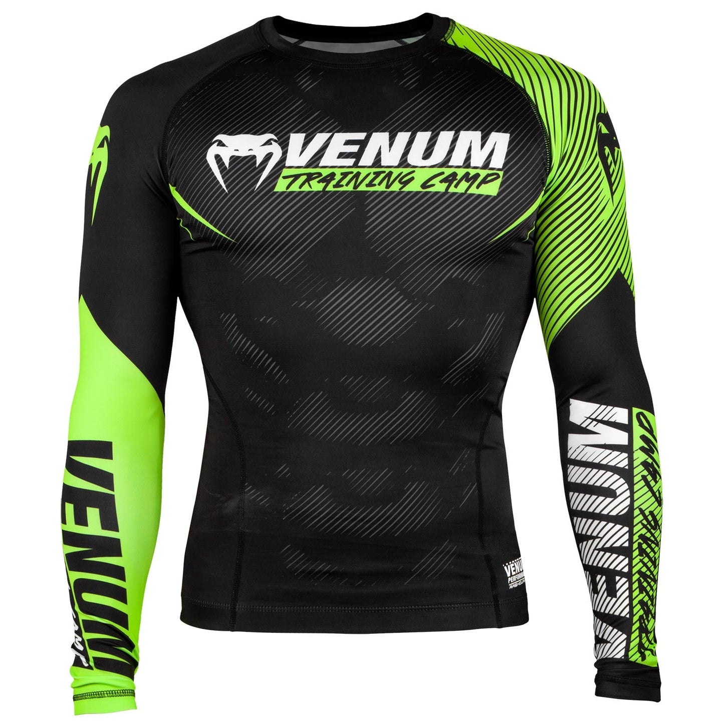 Venum Training Camp 2.0 Rashguard - Langarm - Schwarz/Fluo Gelb