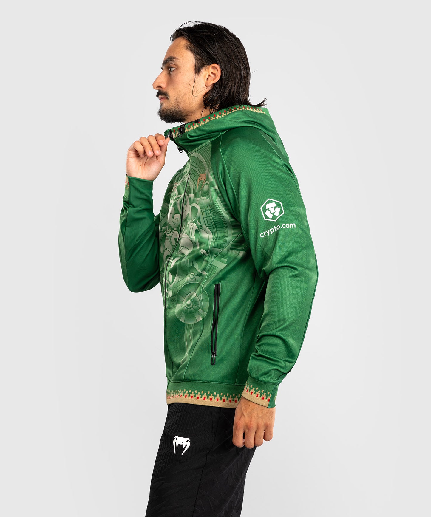 Noche UFC 2.0 By Venum Authentic Fight Night Felpa con cappuccio - Verde