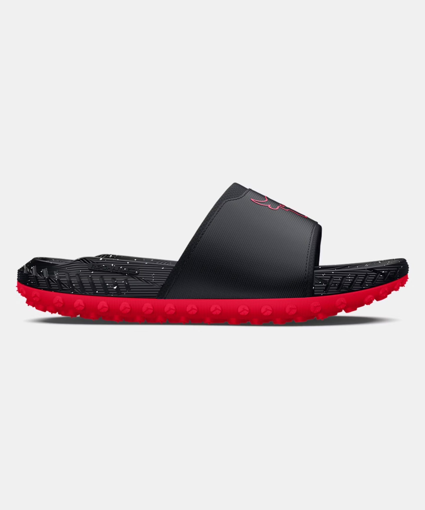 Under Armour Project Rock 3 UFC Ciabatte - Nero/Rosso