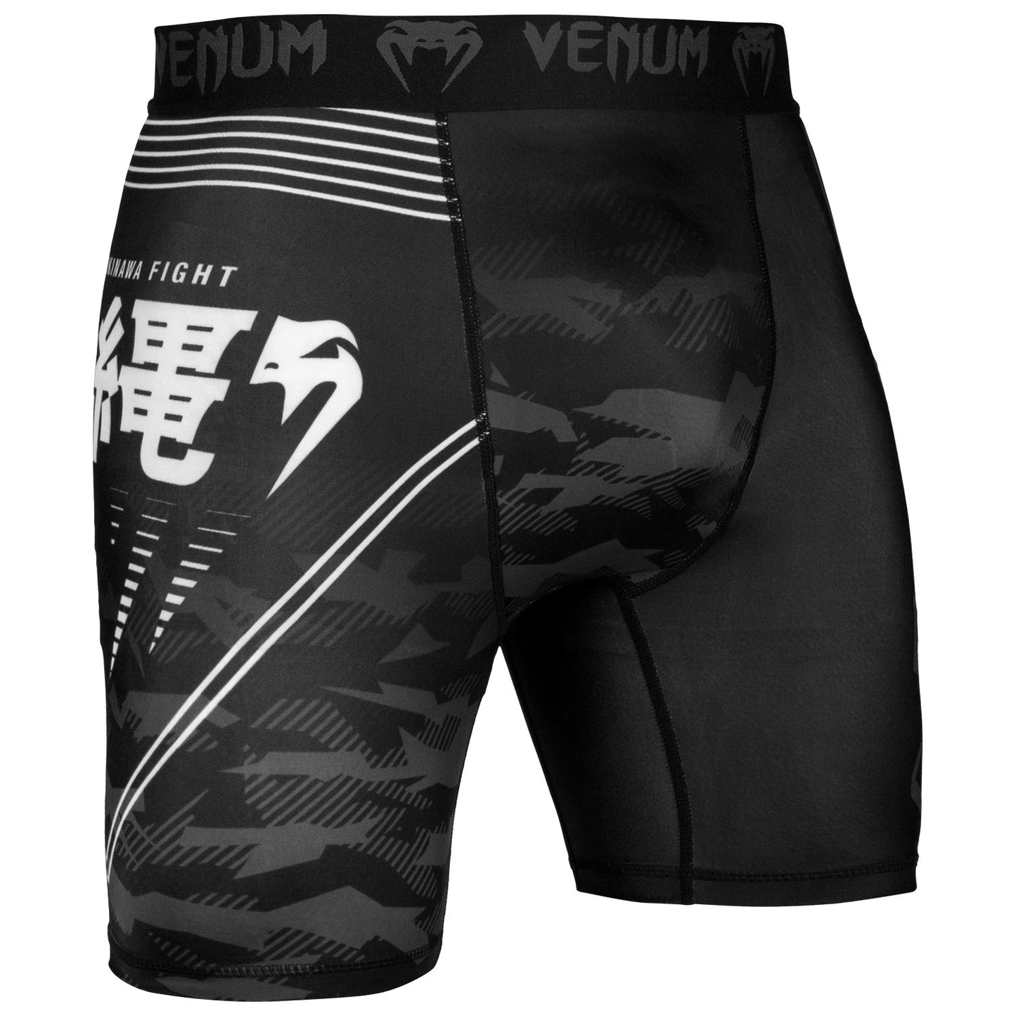 Short de compression Venum Okinawa 2.0 - Noir/Blanc