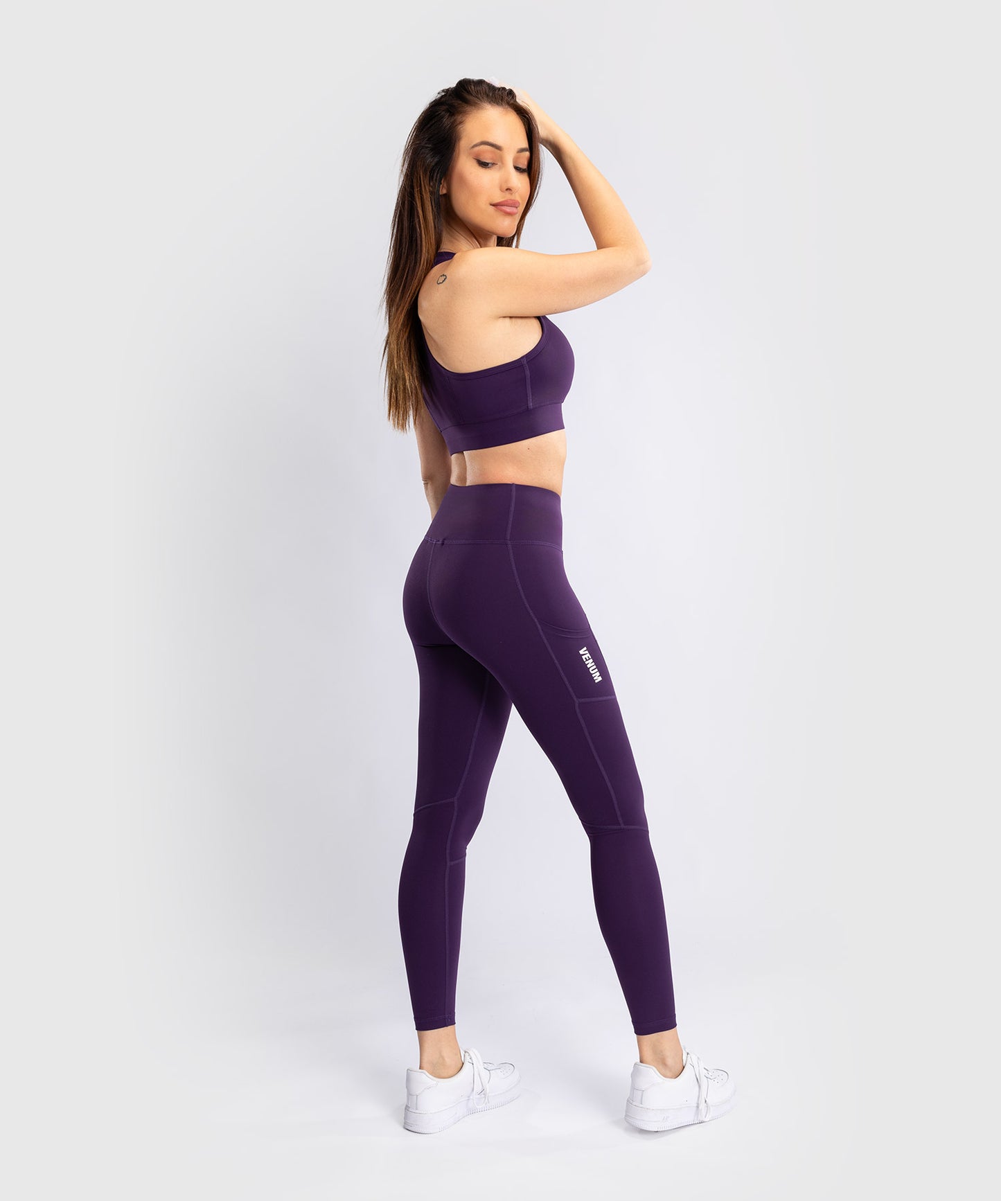 Venum Essential Medium Impact Sports Bra da Donna - Viola Scuro
